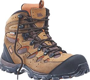 Hyena, 1228[^]4775D Eiger Comfort Safety Boots Brown Size 11