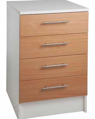 Athina 500mm Fitted Kitchen Drawer Unit - Beech