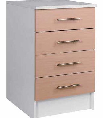Athina 500mm Fitted Kitchen Drawer Unit - Oak