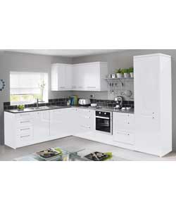 Imola Kitchen Appliance Fascia - White