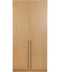 Modular 2 Door Wardrobe - Oak
