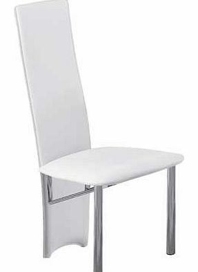 Hygena Savannah Cream Pair of Dining Chairs