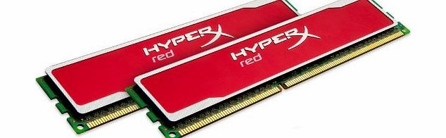 HyperX 16GB 1600MHz CL10 DDR3 HyperX Memory Kit (2 x 8GB) - Red