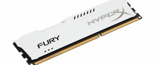 HyperX FURY Series 4GB DDR3 1333MHz CL9 DIMM Memory Module - White
