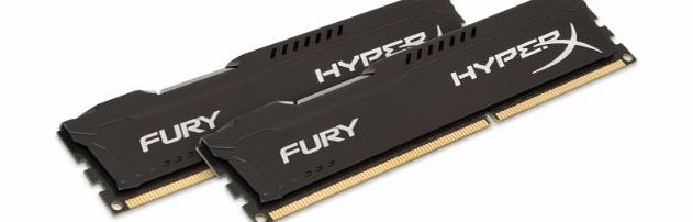 HyperX FURY Series 8GB (2x 4GB) DDR3 1866MHz CL10 DIMM Memory Module Kit - Black