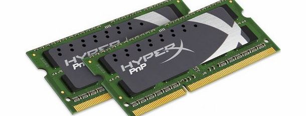 HyperX Plug-and-Play Series 8 GB 1600 MHz DDR3 SODIMM Gaming Memory Kit (2 x 4 GB)