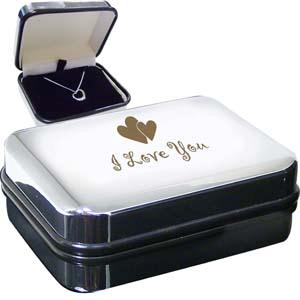 I Love You Heart Necklace Box