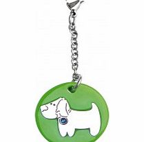 I Puppies Dog Green Medium Medallion