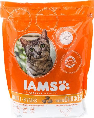 IAMS, 2102[^]0138509 Adult Cat Chicken Flavour 800g