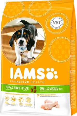IAMS, 2102[^]0138479 Puppy and Junior Small/Medium Chicken 1kg