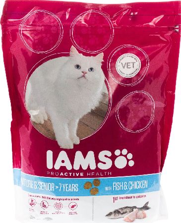 IAMS, 2102[^]0138506 Senior/Mature Cat Ocean Fish Flavour 700g