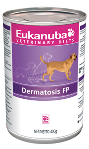 Eukanuba Vet Diet Canine - Dermatosis FP Formula 12 x 400g Tins