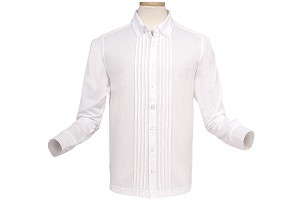 Ian Poulter Design Ian Poulter Pin Tuck Long Sleeve Shirt