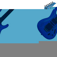 Ibanez S570DXQM Electric Guitar Bright Blue Burst