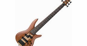 Ibanez SR756-NTF 6 String Bass Guitar Natural Flat