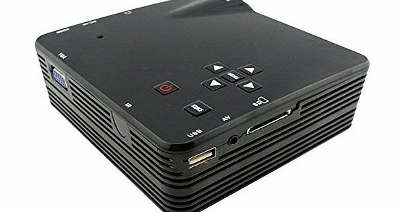 iBaste Portable Home Cinema Theater Multimedia LED LCD Projector PC AV TV VGA USB SD HDMI,with Remote Control
