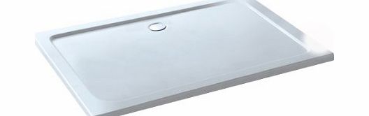 iBath Rectangular 1000x800mm Stone Shower Enclosure Tray