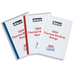 Ibico Thermal Binding Covers 3mm Front PVC Clear