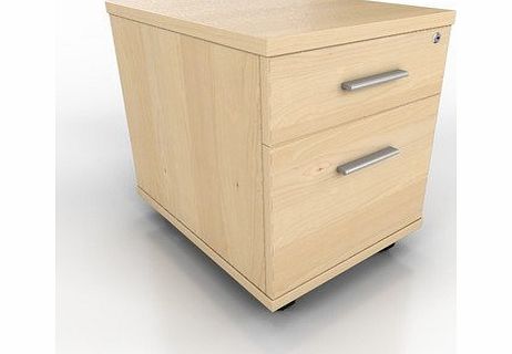 Icarus Office Furniture 2 Drawer Filing Cabinet Finish: Maple