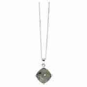 Ice BRIGHT pendant, Sterling Silver Green