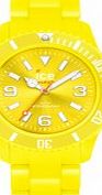 Unisex Ice-Solid Yellow Watch