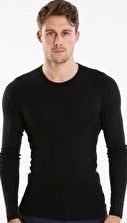 Icebreaker, 1296[^]128787 Mens Everyday Long Sleeve Crewe - Black