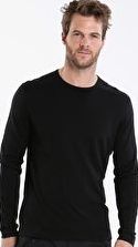 Icebreaker, 1297[^]207538 Mens Oasis Long Sleeve Crew - Black