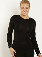 Icebreaker, 1296[^]128779 Womens Everyday Long Sleeve Crewe - Black
