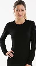 Icebreaker, 1297[^]207609 Womens Oasis Long Sleeve Crewe - Black