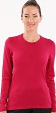 Icebreaker, 1297[^]250856 Womens Tech Top LS Crewe - Raspberry