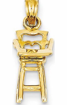 IceCarats Designer Jewellery 14K Baby Highchair Charm