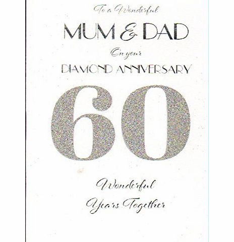ICG Anniversary Card Mum amp; Dad Diamond Wedding Anniversary