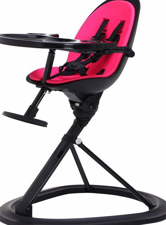 Icklebubba Ickle Bubba Orb Highchair-Black/Pink