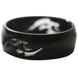 icon Cut Out Ring - Black