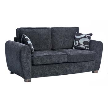 St Ives Paris 2 Seater Sofa Bed in Black