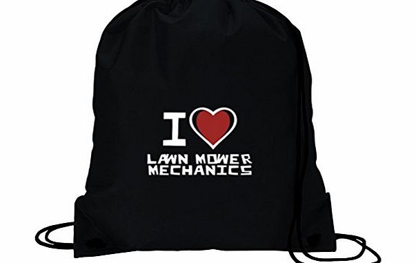 Idakoos Bags I love Lawn Mower Mechanic Sport Bag