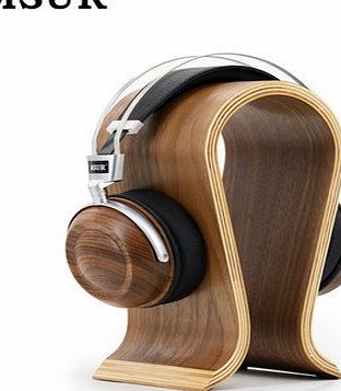 Idalbi IDLB High End MSUR N550 HiFi Wooden Metal headphone headset earphone with Beryllium alloy driver and portelain leather cushion,brown with full pack