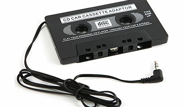 iDealhere Car Cassette Tape AUX Audio Adapter Converter 3.5mm IPhone MP3 CD MD Player Jack