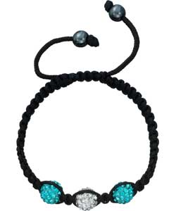 Idolise Mini Blue and White Crystal Bracelet