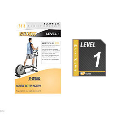 iFit Wellness Elliptical Workout SD Card - Level 1