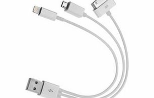 3-in-1 multi-function USB cable