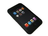 iGadgitz BLACK Silicone Skin Case Cover for Apple iPod Touch 8gb, 16gb and 32gb 1st Gen