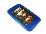 iGadgitz BLUE Silicone Skin Case Cover for Apple iPod Touch 1st Gen 8gb, 16gb and 32gb   Belt Clip and Stand