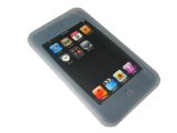iGadgitz CLEAR Silicone Skin Case Cover for Apple iPod Touch 1st Gen 8gb, 16gb and 32gb   Belt Clip and Stand