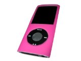 PINK Silicone Skin Case Cover for Apple iPod Nano 4th Gen Generation 4G new Nano-Chromatic 8gb and 16gb   Screen Protector and Lanyard