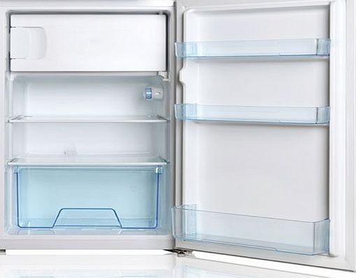 Igenix IG350R Under Counter Fridge with 4* Ice Box/Versatile Reversible Door and Adjustable Thermostat, 50 cm - White