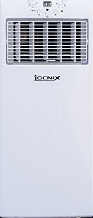 Igenix IG9902 9000 BTU 3-in-1 Portable Air Conditioner, 1100 W, White