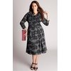 MAXINE DRESS IN CHARCOAL - PRE ORDER