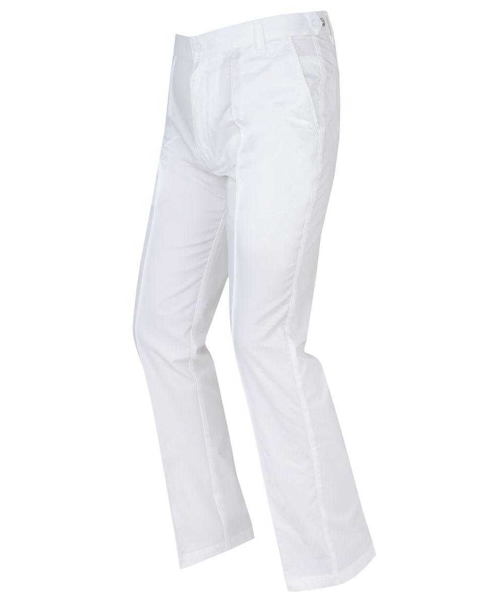 IJP Design Poulter Tech Trousers Golf Ball White