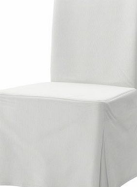Ikea  HENRIKSDAL - Chair cover, long, Blekinge white
